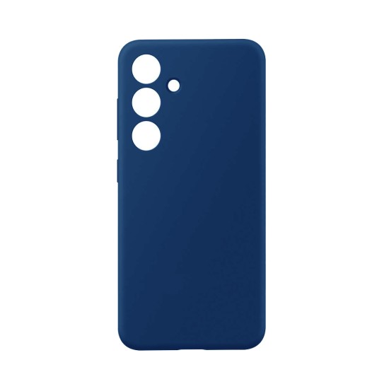 Capa de Silicone com Moldura de Câmera para Samsung Galaxy S24 Azul