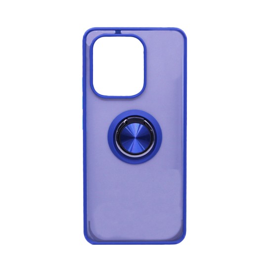 Capa com Anel de Suporte para Xiaomi Redmi Note 13 4G Azul Fumado