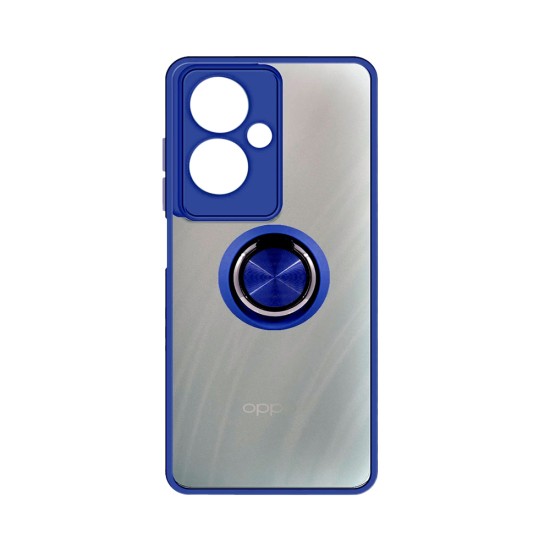 Capa com Anel de Suporte para Oppo A79 5G Azul Fumado