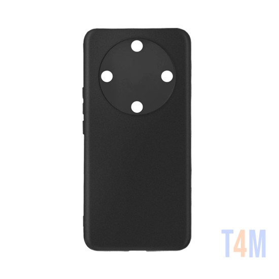 Funda de Silicona con Marco de Cámara para Huawei Honor X9A/Honor Magic5 Lite Negro