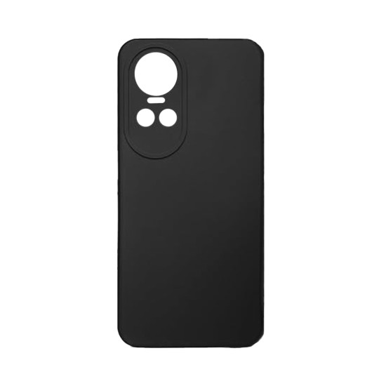 Capa de Silicone com Moldura de Câmera para Oppo Reno 10 5G Preto