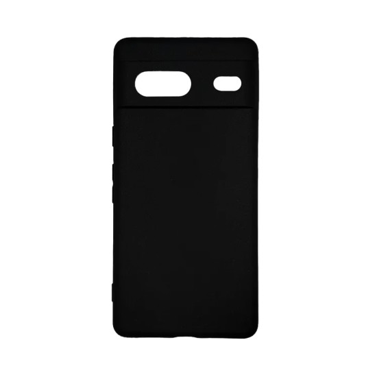 Capa de Silicone com Moldura de Câmera para Google Pixel 7 Preto