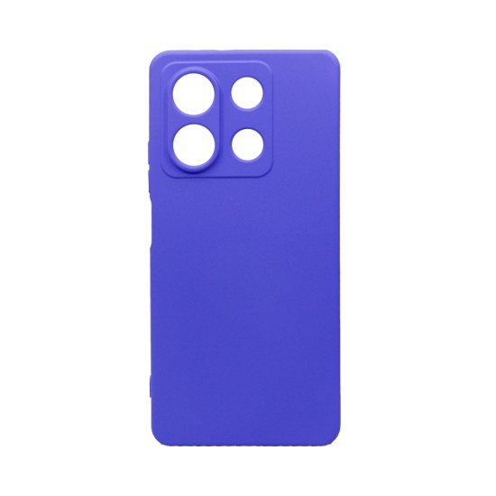 Capa de Silicone com Moldura de Câmera para Xiaomi Redmi Note 13 5G Roxo