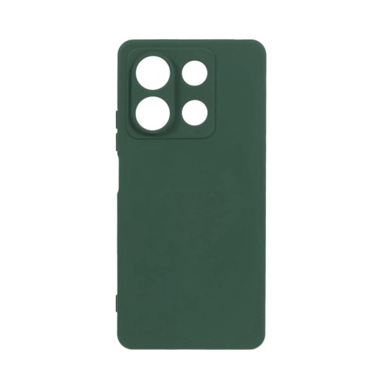 Capa de Silicone com Moldura de Câmera para Xiaomi Redmi Note 13 5G Verde