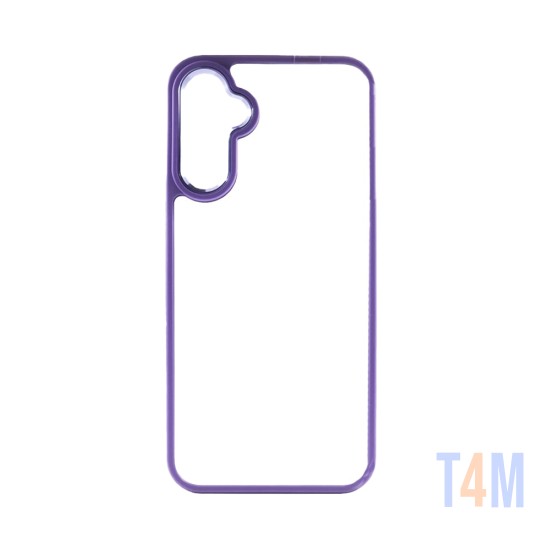 Capa de Silicone Transparente para Samsung Galaxy A35 5G Roxo