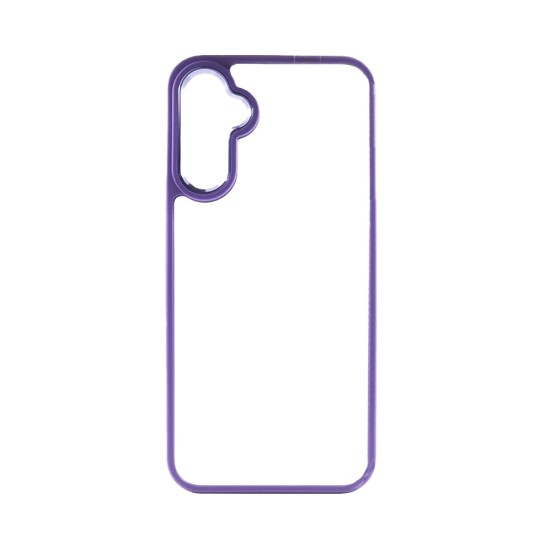 Capa de Silicone Transparente para Samsung Galaxy A35 5G Roxo