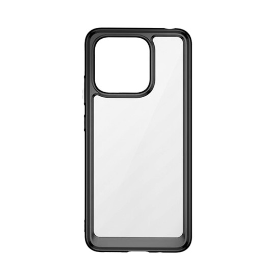 Capa de Silicone Transparente para Xiaomi Redmi Note 13 4G Preto