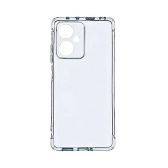 Capa de Silicone Dura com Moldura de Câmera para Oppo A79 5G Transparente