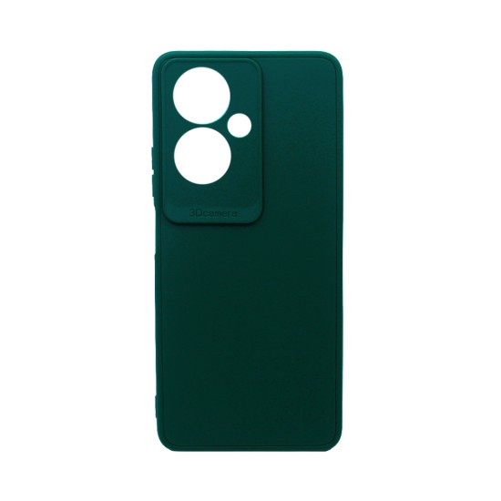 Capa de Silicone Macio com Moldura de Câmera para Oppo A79 5G Verde