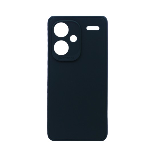 Capa de Silicone Macio com Moldura de Câmera para Xiaomi Redmi Note 13 Pro Plus Preto