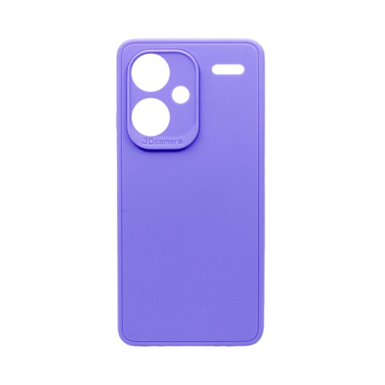 Capa de Silicone Macio com Moldura de Câmera para Xiaomi Redmi Note 13 Pro Plus Roxo