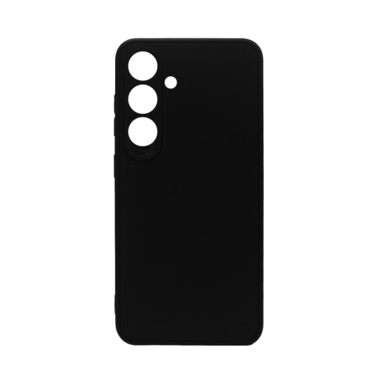 Capa de Silicone Macio com Moldura de Câmera para Samsung Galaxy S24 5G Preto