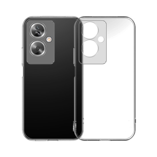 Capa de Silicone Macio com Moldura de Câmera para Oppo A79 5G Transparente