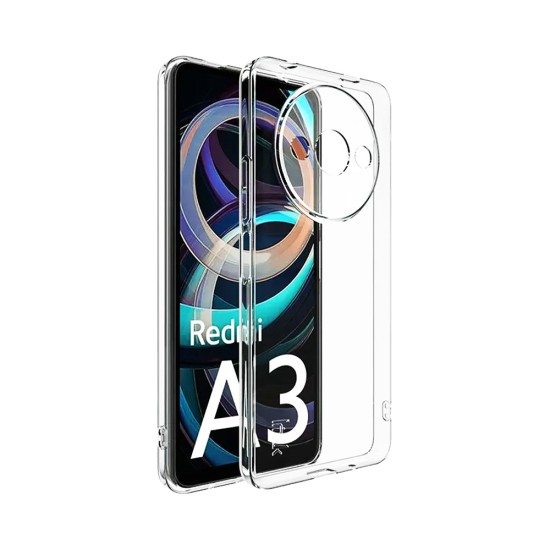 Capa de Silicone Macio para Xiaomi Redmi A3 Transparente