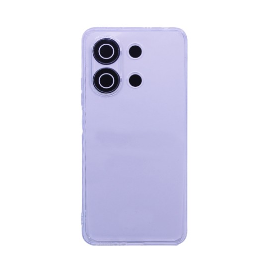 Capa de Silicone Macio com Moldura de Câmera para Xiaomi Redmi Note 13 4G Transparente