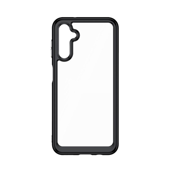 Capa de Silicone Transparente para Samsung Galaxy A05S Preto