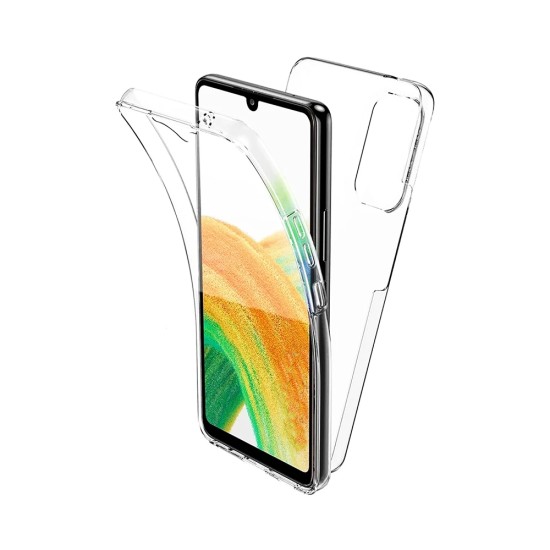 Capa de Silicone 360º para Samsung Galaxy A55 5G Transparente