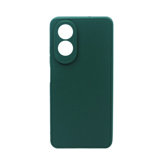 Capa de Silicone Macio com Moldura de Câmera para Oppo A18 4G/A38 4G Verde