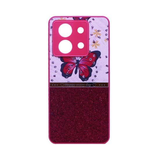 Capa Duro Designer para Xiaomi Redmi Note 13 Pro 5G Vermelho