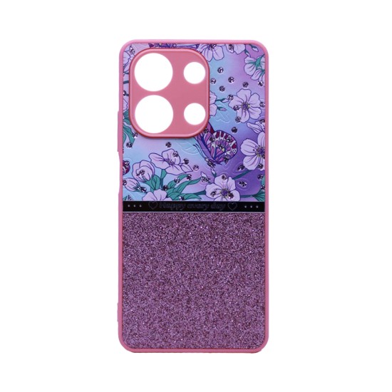 Capa Duro Designer para Xiaomi Redmi Note 13 4G Rosa