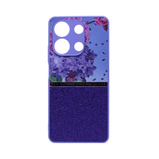 Capa Duro Designer para Xiaomi Redmi Note 13 4G Roxo