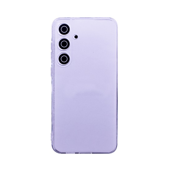 Capa de Silicone Macio com Moldura de Câmera para Samsung Galaxy S24 Plus Transparente