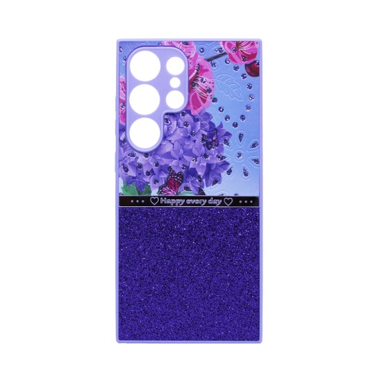 Capa Duro Designer para Samsung Galaxy S24 Ultra Roxo