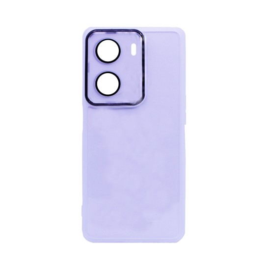 Capa de Silicone Transparente com Moldura de Câmera para Xiaomi Redmi 13C 4G/Poco C65 Branco