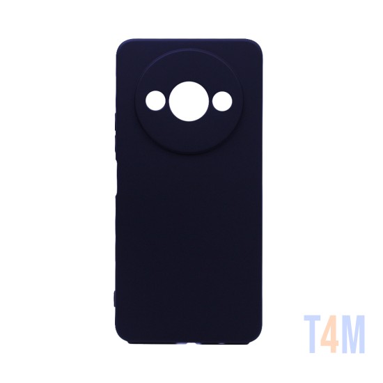 Capa de Silicone com Moldura de Câmera para Xiaomi Redmi A3 Preto