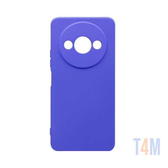 Capa de Silicone com Moldura de Câmera para Xiaomi Redmi A3 Roxo