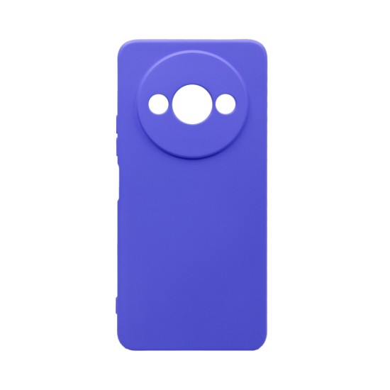 Capa de Silicone com Moldura de Câmera para Xiaomi Redmi A3 Roxo