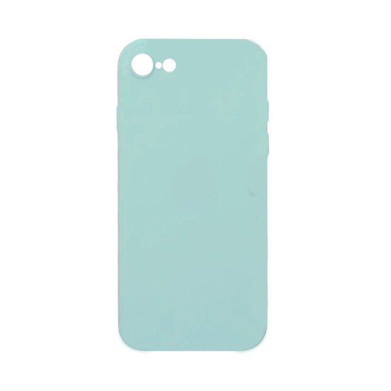 Capa de Silicone com Moldura de Câmera para Apple iPhone 7/iPhone 8 Verde Mar