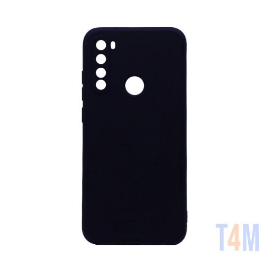 Silicone Case with Camera Shield for Xiaomi Redmi Note 8 Black