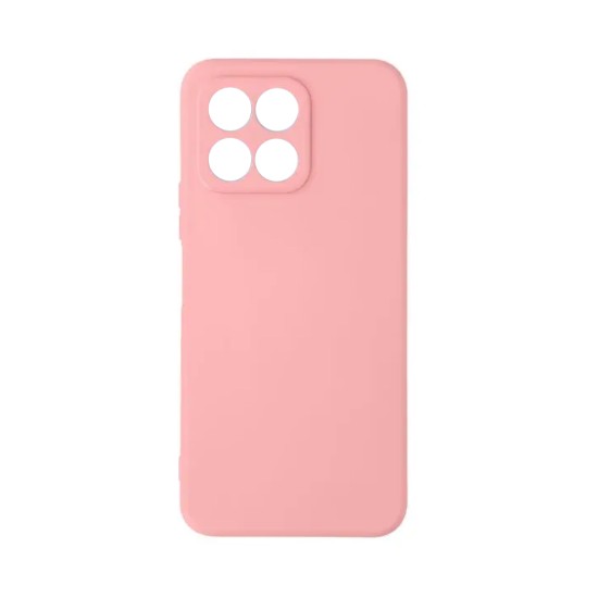 Capa de Silicone com Moldura de Câmera para Huawei Honor 70 Lite Rosa