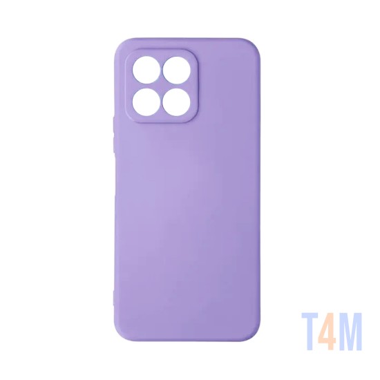 Silicone Case with Camera Shield for Huawei Honor 70 Lite Purple