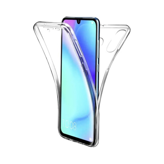 Capa de Silicone 360º para Huawei P30 Lite Transparente