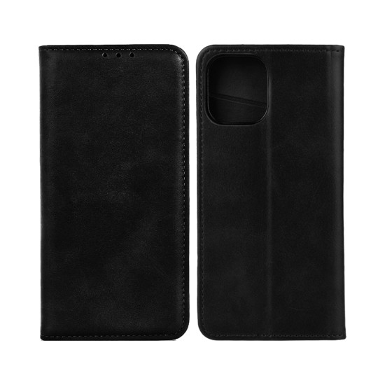 Capa Flip de Couro com Bolso Interno para Apple iPhone 11 Pro Preto