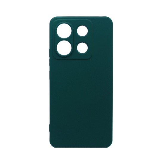 Capa de Silicone para Xiaomi Redmi Note 13 Pro 5G/Poco X6 5G Verde Escuro