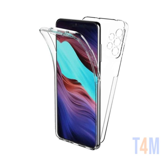 Funda de Silicona 360º para Samsung Galaxy A53 5G Transparente