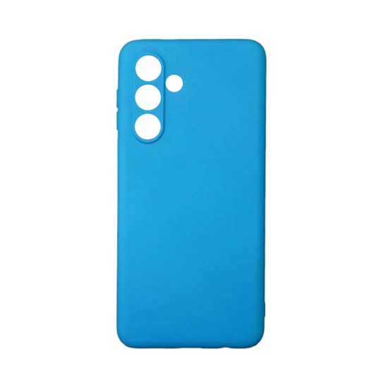 Capa de Silicone com Moldura de Câmera para Samsung Galaxy A35 5G Azul