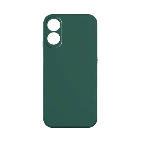 Capa de Silicone com Moldura de Câmera para Oppo A38 4G/A18 Verde