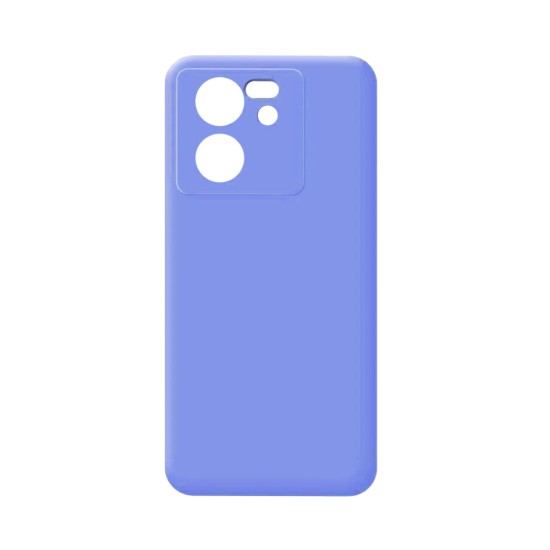 Capa de Silicone com Moldura de Câmera para Xiaomi 13T/13T Pro Roxo