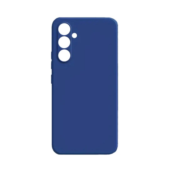 Capa de Silicone com Moldura de Câmera para Samsung Galaxy A25 5G Azul Escuro