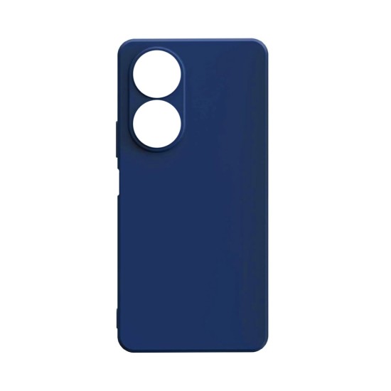 Capa de Silicone com Moldura de Câmera para Huawei Honor X7 Azul