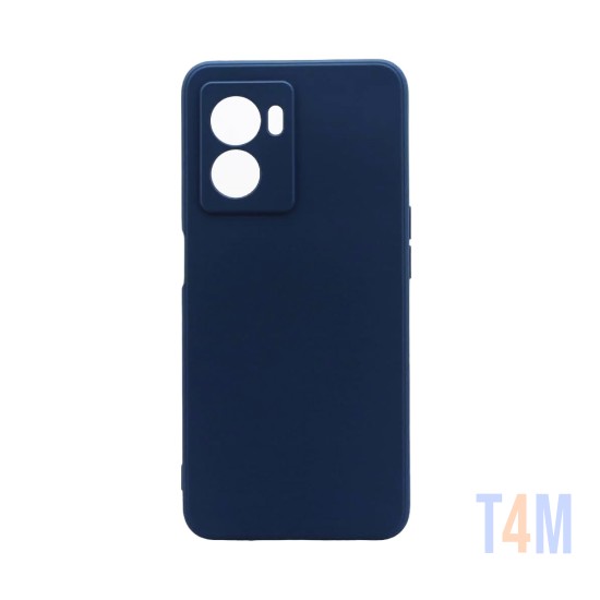 Silicone Case with Camera Shield for Oppo A57/A57s Blue