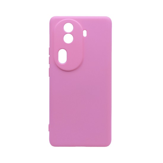 Capa de Silicone com Moldura de Câmera para Oppo Reno11 Pro Rosa