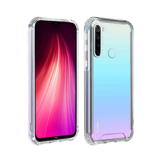 Capa de Silicone Dura para Xiaomi Redmi Note 8 Transparente