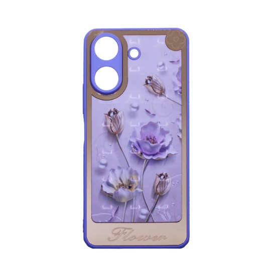 Capa Duro Designer para Xiaomi Redmi 13C/Poco C65 Roxo