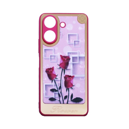 Designer Hard Case for Xiaomi Redmi 13C/Poco C65 Red