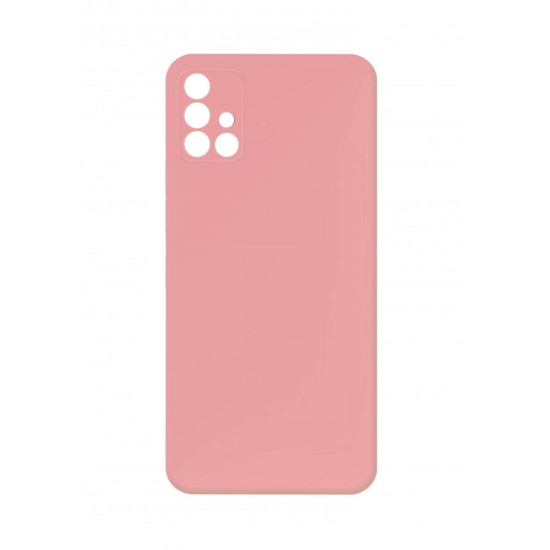 Silicone Case with Camera Shield for Samsung Galaxy A51 Pink